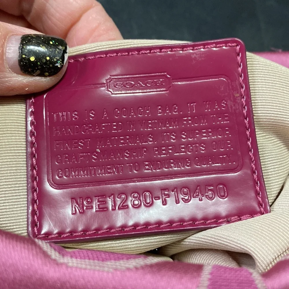 Coach Signature Luxury Designer Canvas Leather Crossbody‎ Bag